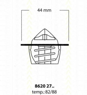 Termostato 86202782 Triscan