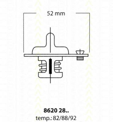Termostato DTM88240 Denso