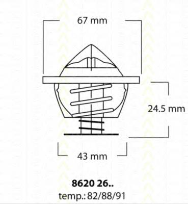 Termostato 5300283 FAE