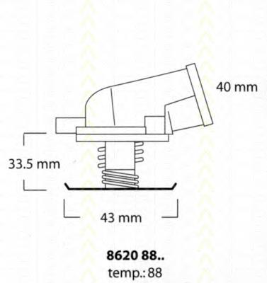 Termostato Mercedes 1112030375 preço, a partir de 21,42 USD