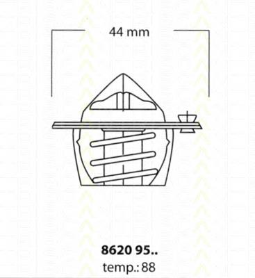 Termostato Metalcaucho 30285 preço, a partir de 9,76 USD
