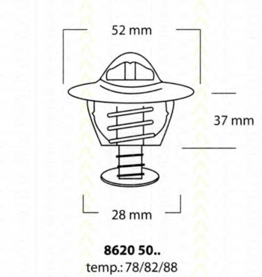 Termostato ZB52BC82 HKT