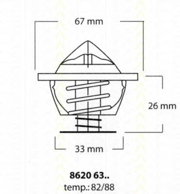 Termostato V20990160 Vemo