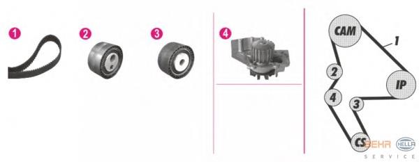 Compre KP25588XS Gates Correia do mecanismo de distribuição de gás, kit