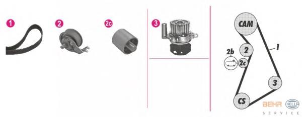 Compre 06A121012X VAG Bomba de água (bomba) de esfriamento