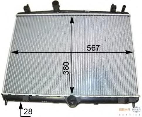 Compre CR2113000S Mahle Original Radiador de esfriamento de motor