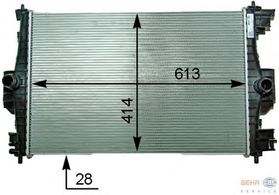 Radiador de esfriamento de motor Peugeot/Citroen 1330Z2 preço, a partir de 131,37 USD