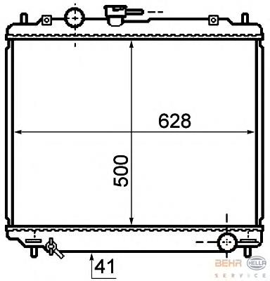Compre MB890954 Mitsubishi Radiador de esfriamento de motor