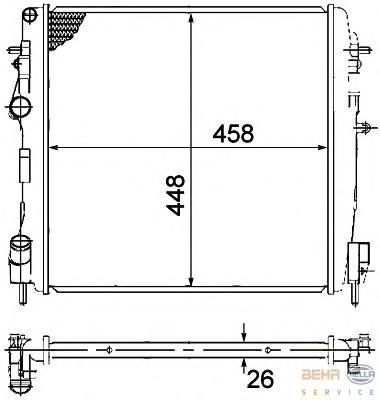 Compre 732717 VALEO Radiador de esfriamento de motor