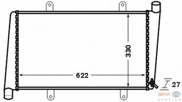 Compre 8602117 Volvo Radiador de esfriamento de motor