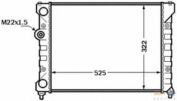 Compre 6K0121253AD VAG Radiador de esfriamento de motor