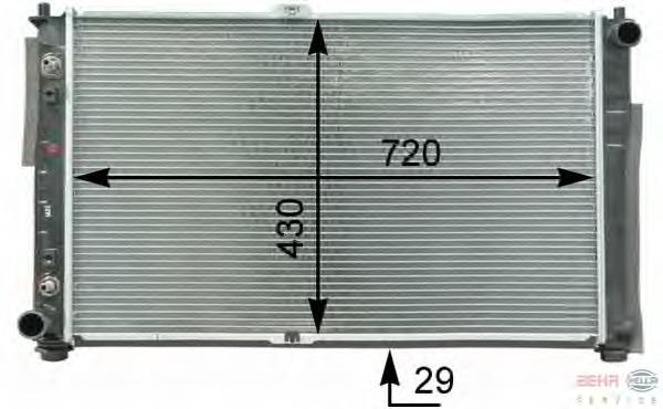 Radiador de esfriamento de motor NRF 59019 preço, a partir de 164,14 USD
