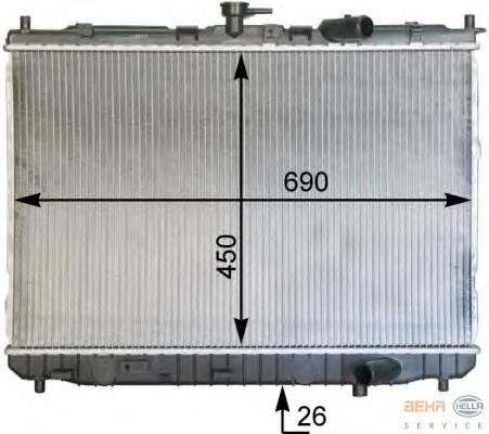 Compre 59046 NRF Radiador de esfriamento de motor