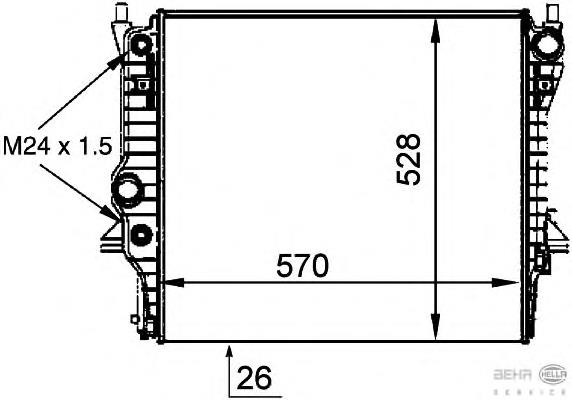Radiador de esfriamento de motor Eaclima 31R35005 preço, a partir de 224,58 USD
