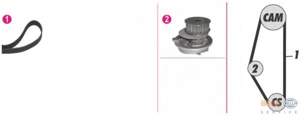 Correia do mecanismo de distribuição de gás, kit Continental/Siemens CT720WP1 preço, a partir de 83,59 USD