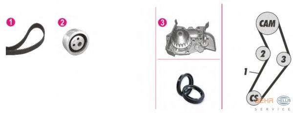 Correia do mecanismo de distribuição de gás, kit Continental/Siemens CT988WP1 preço, a partir de 97,96 USD