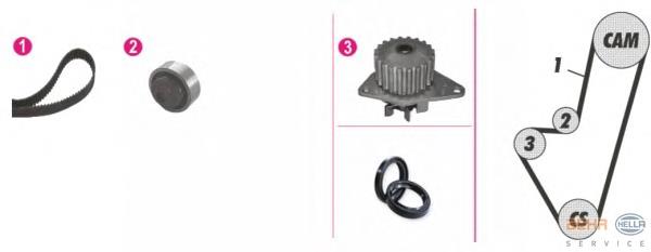 Compre KDP459060 SNR Correia do mecanismo de distribuição de gás, kit