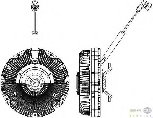 A4702000422 Mercedes Acoplamento viscoso de ventilador de esfriamento