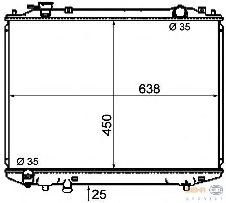 Radiador de esfriamento de motor Ford 4374785 preço, a partir de 107,97 USD