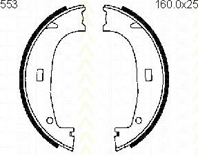 Compre 34416761289 BMW Sapatas do freio de estacionamento