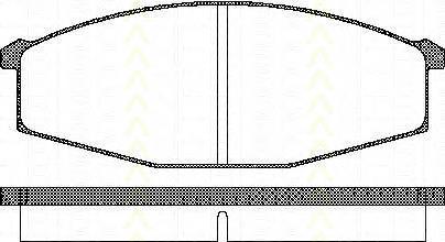 Compre 41060G9725 Nissan/Infiniti Sapatas do freio dianteiras de disco