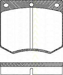 Compre 7T16A61294AB Ford Sapatas do freio dianteiras de disco