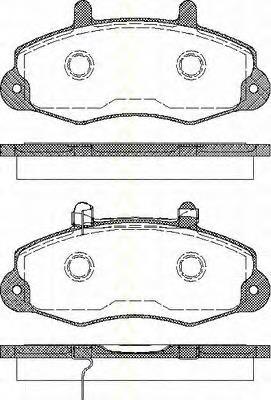 Compre AM93VX2K021A2A Ford Sapatas do freio dianteiras de disco