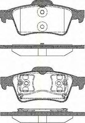 Sapatas do freio traseiras de disco 8660004473 Renault (RVI)