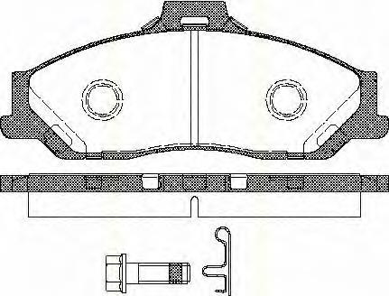 Compre 4509526 Ford Sapatas do freio dianteiras de disco