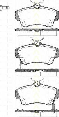 Compre V1013843AF Chrysler Sapatas do freio dianteiras de disco