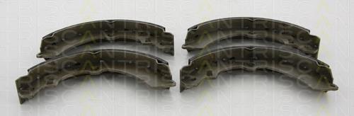 Sapatas do freio traseiras de tambor GF897AF Japan Parts