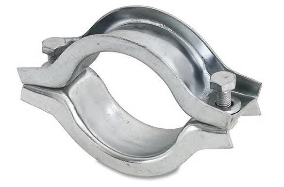 Braçadeira de silenciador dianteira VAG 2H0253725A