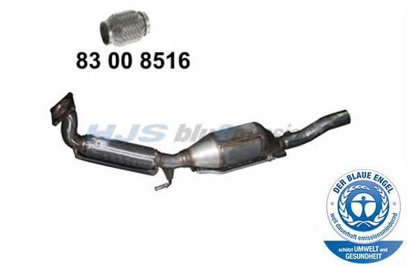 BM91056H BM Catalysts Tubo de admissão dianteiro (calças) do silenciador