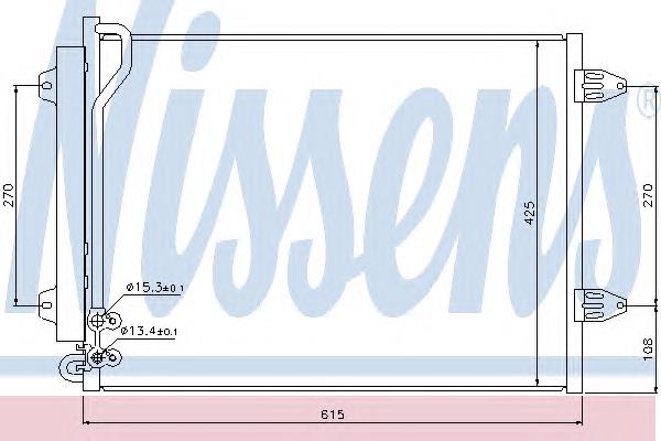 Radiador de aparelho de ar condicionado Nissens 94831 preço, a partir de 72,92 USD