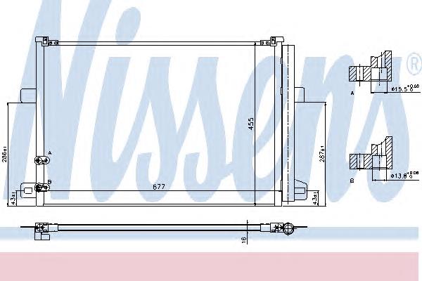Radiador de aparelho de ar condicionado VAG 2H0820411 preço, a partir de 146,42 USD