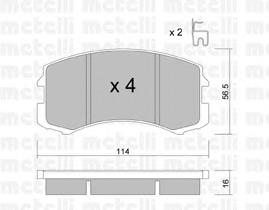 Compre MR569225 Mitsubishi Sapatas do freio dianteiras de disco