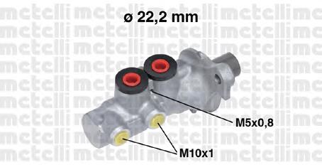 Cilindro mestre do freio M61125 Brembo