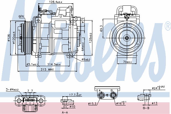 Compre A0002300511 Mercedes Compressor de aparelho de ar condicionado