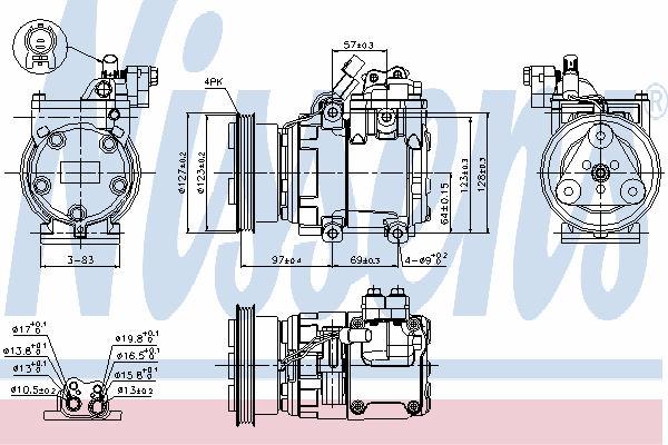 Compressor de aparelho de ar condicionado ACR 135209