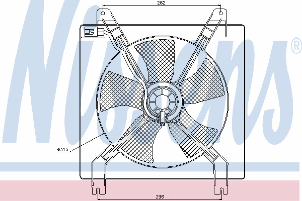 Difusor do radiador de esfriamento, montado com motor e roda de aletas General Motors 96553375 preço, a partir de 61,83 USD