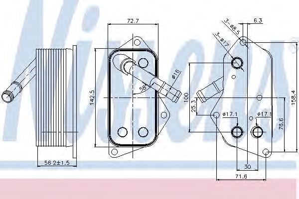Radiador de óleo (frigorífico), debaixo de filtro Metalcaucho 06362 preço, a partir de 67,63 USD