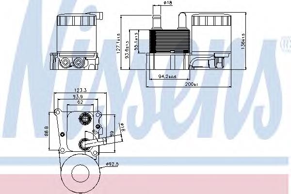 Caixa do filtro de óleo Ford 2M5Q6B624BD preço, a partir de 56,18 USD