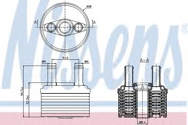 Radiador de esfriamento, Caixa Automática de Mudança Nissens 90664 preço, a partir de 33,41 USD
