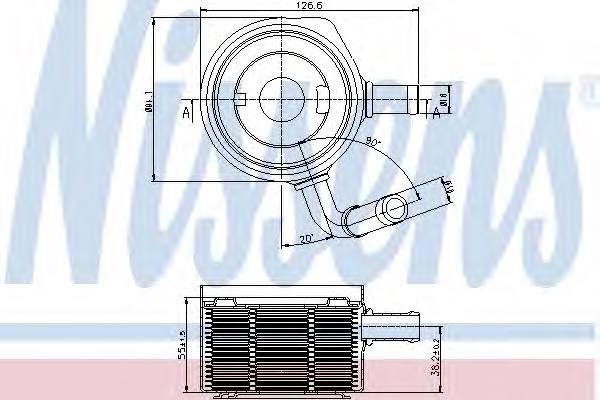 Radiador de óleo (frigorífico), debaixo de filtro Nissan/Infiniti 8200068115 preço, a partir de 40,86 USD