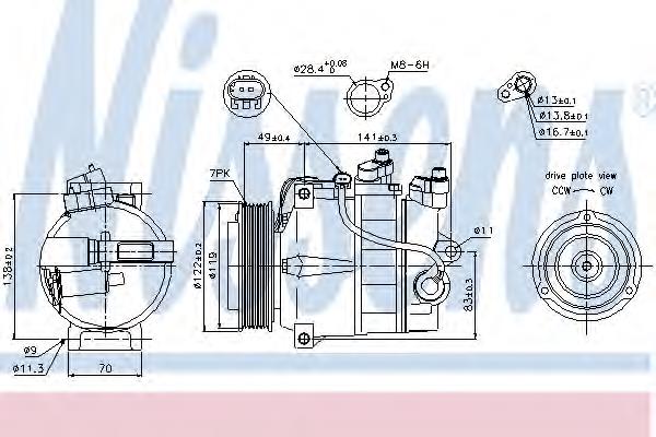 Compre 670055 ERA Compressor de aparelho de ar condicionado