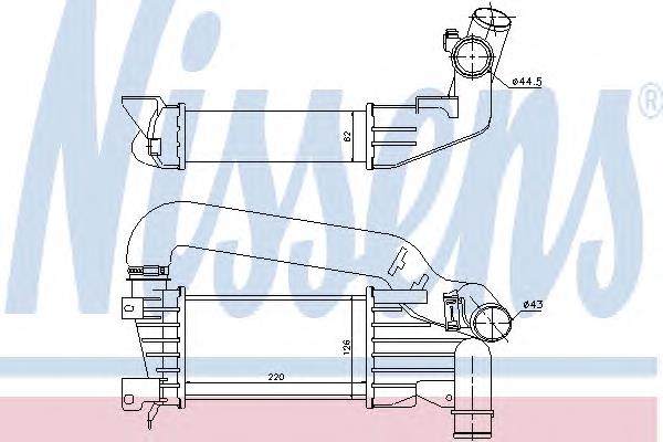 Compre 6302058 Opel Radiador de intercooler
