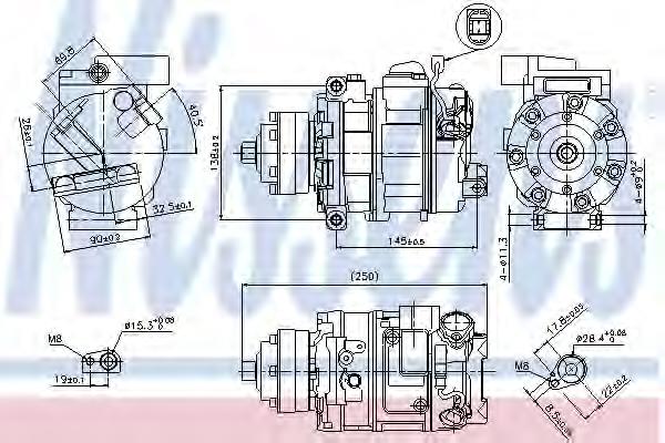 Compressor de aparelho de ar condicionado VAG 400260805A preço, a partir de 220,66 USD