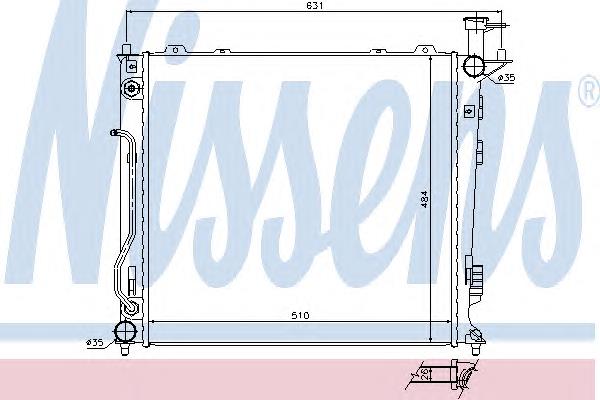 Radiador de esfriamento de motor AVA KA2304 preço, a partir de 180,66 USD