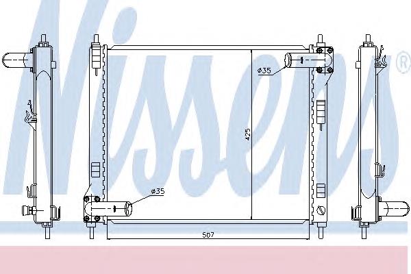 Compre 214101KC5A Nissan/Infiniti Radiador de esfriamento de motor