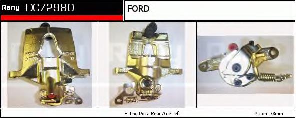 Suporte do freio traseiro esquerdo Metzger 6260496 preço, a partir de 77,36 USD